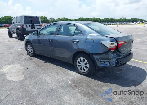 2015 Toyota Corolla L from USA, damaged, VIN 2T1BURHE9FC248716